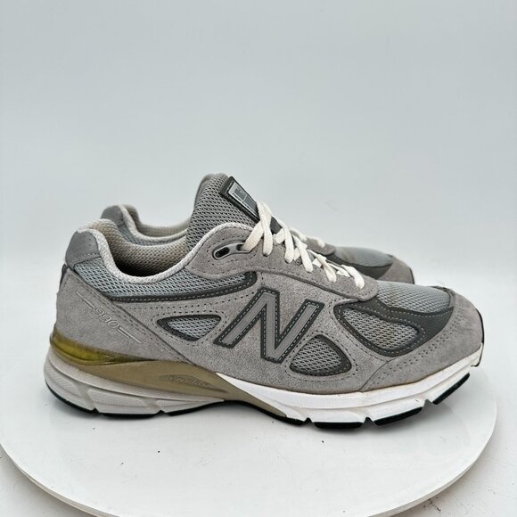 New Balance 990 Women Size 7.5D W990GL4 Grey Suede Classic Running Shoes - Picture 4 of 11